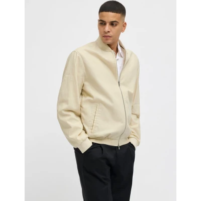 JPRBLALEISTER BOMBER JAKKE - BEIGE