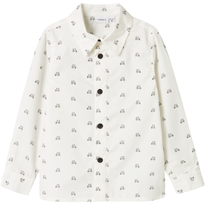 Name It - NMMLEIF LS SHIRT - Bright White