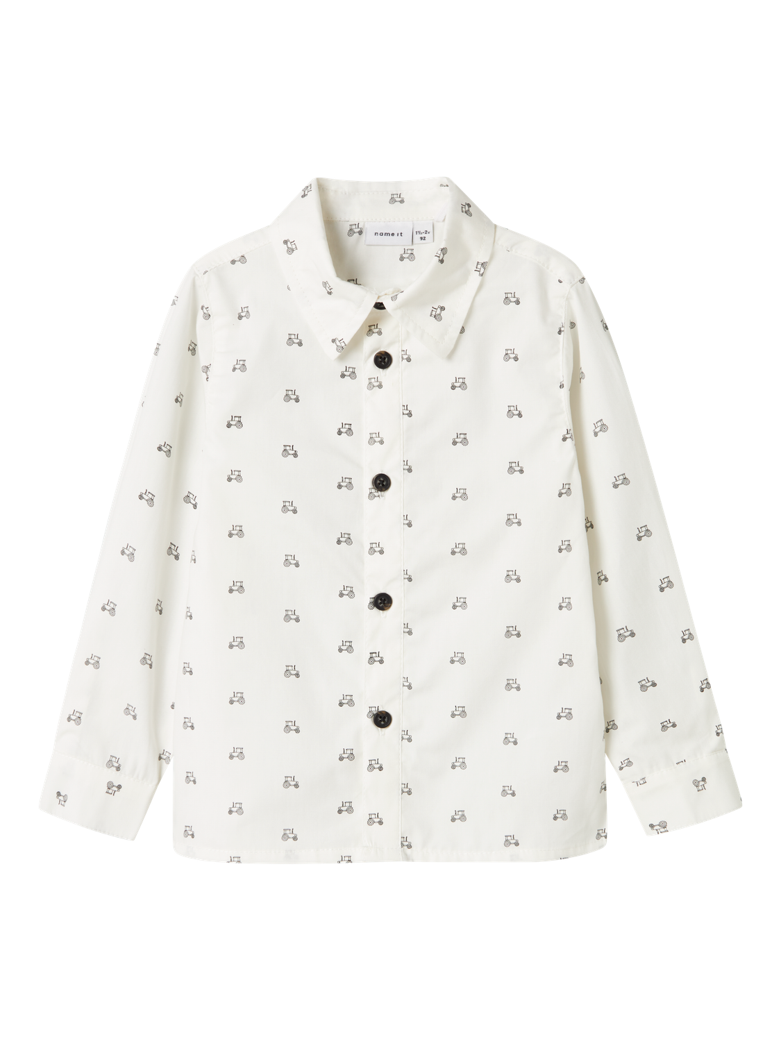 Name It - NMMLEIF LS SHIRT - Bright White