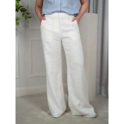 Stenströms Louise Pants Offwhite