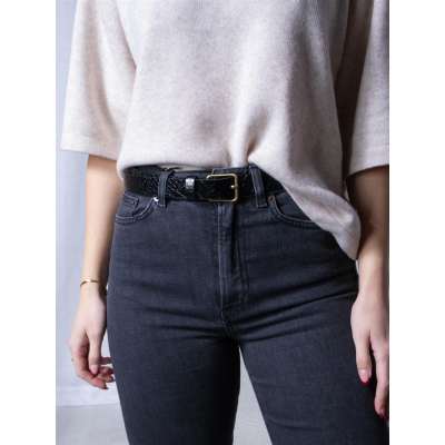 Camilla Pihl Aiden Belt Black Croco - 90