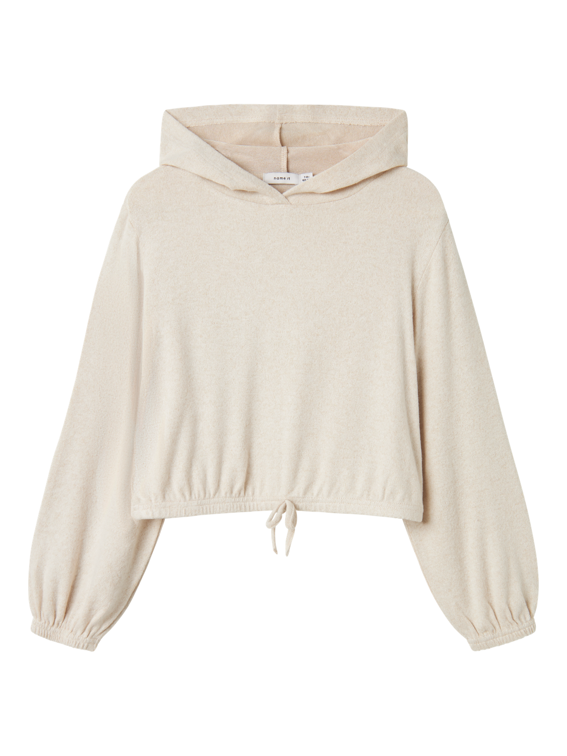 Name It - NKFKATHLIN NREG SH LS TOP WH - Peyote Melange