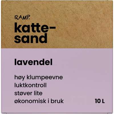 Lavendel Kattesand