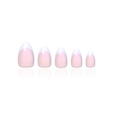 DUFFBEAUTY Classic French, Medium Almond Classic French, Medium Almond Classic French, Medium Almond