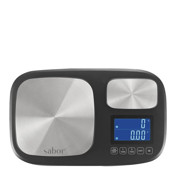 Ultimate kjøkkenvekt med to soner 0,2g–1kg + 1g–10kg