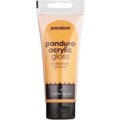 Panduro Acrylic akrylmaling, blank 100 ml – Orange yellow