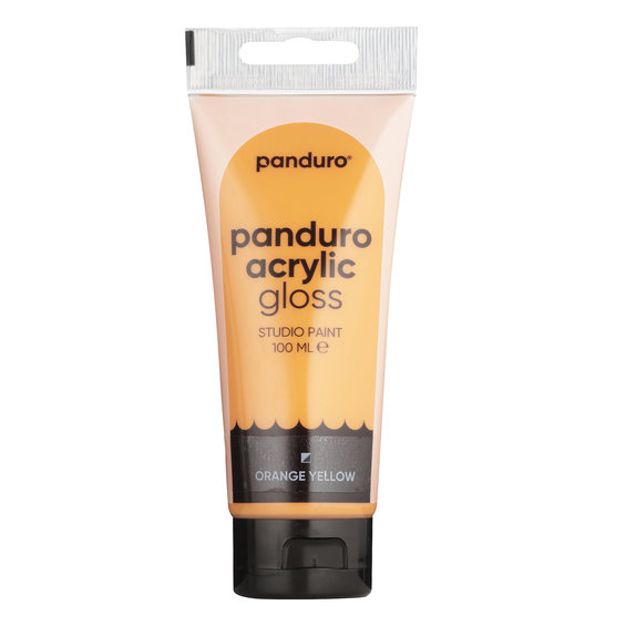 Panduro Acrylic akrylmaling, blank 100 ml – Orange yellow