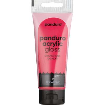 Panduro Acrylic akrylmaling, blank 100 ml – Primary red