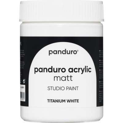 Panduro Acrylic akrylmaling, matt 500 ml – Titanium white