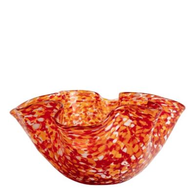Cara skål 17 cm rød/oransje