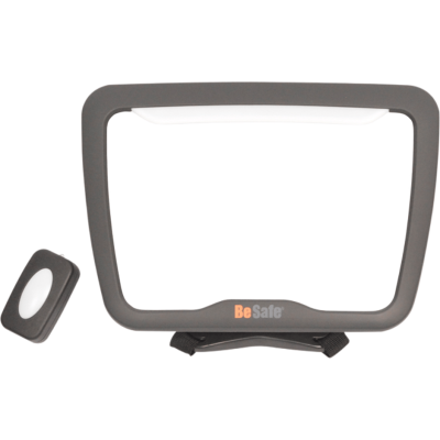 BeSafe Bilspeil Baby Mirror XL² m/ Fjernkontrollstyrt LED-lys