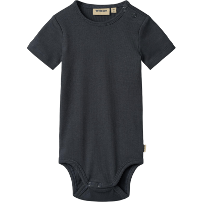 Body T skjorte – Øk. Bomull Blanding | Rib Body S/S Timo - 12m/80 cm
