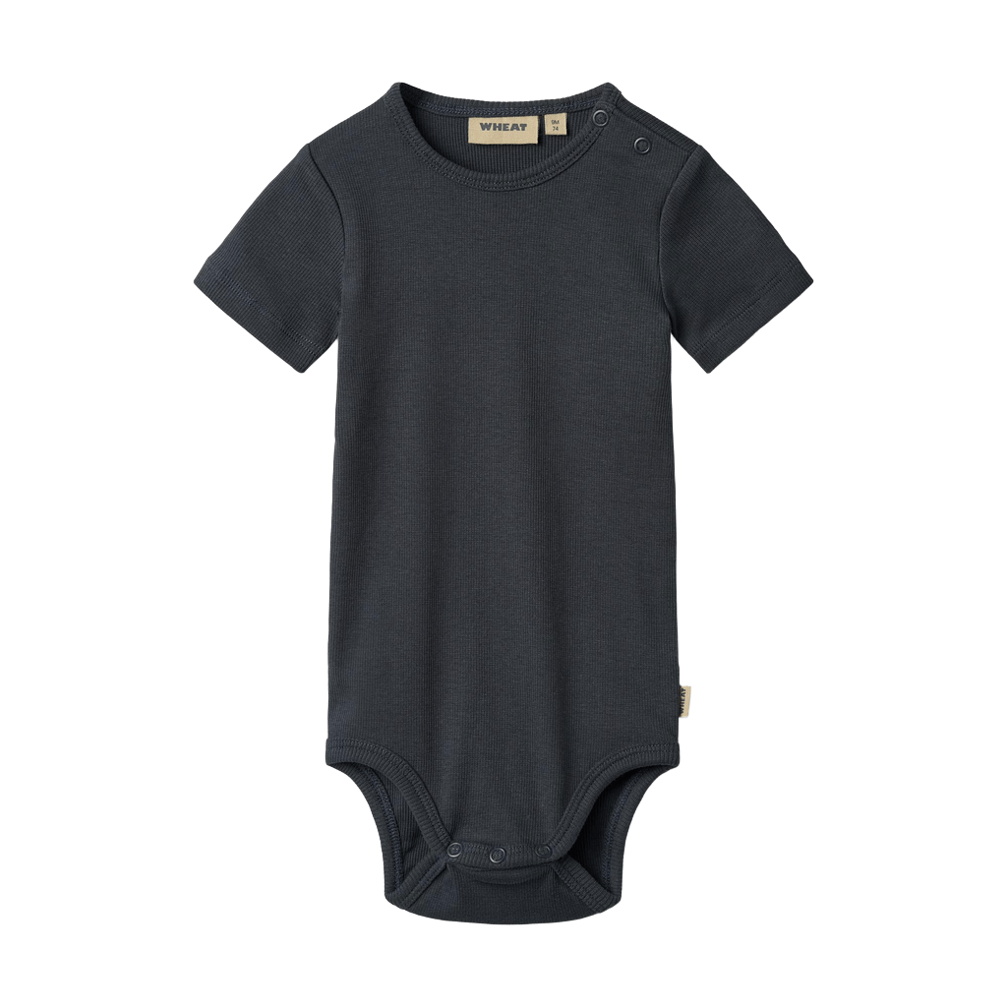 Body T skjorte – Øk. Bomull Blanding | Rib Body S/S Timo - 1m/56