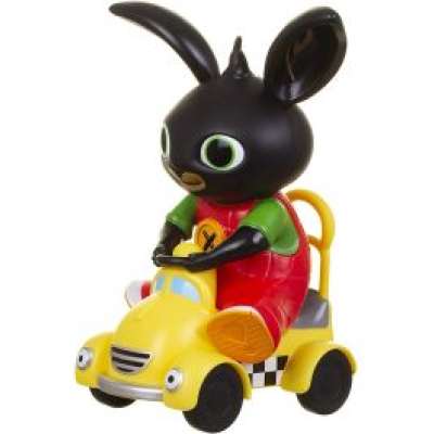 Bing Lekebil – med Lyd 18 cm – Bing med Gul Taxi