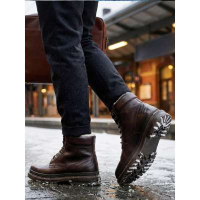06062 Porto Leather Boots Brown