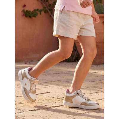 01807 Gold Sneaker