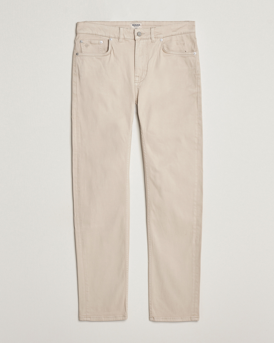 Morris James Brushed 5-Pocket Pant Khaki