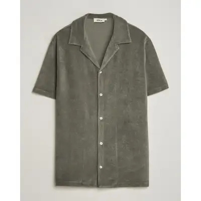 Altea Terry Bowling Shirt Olive