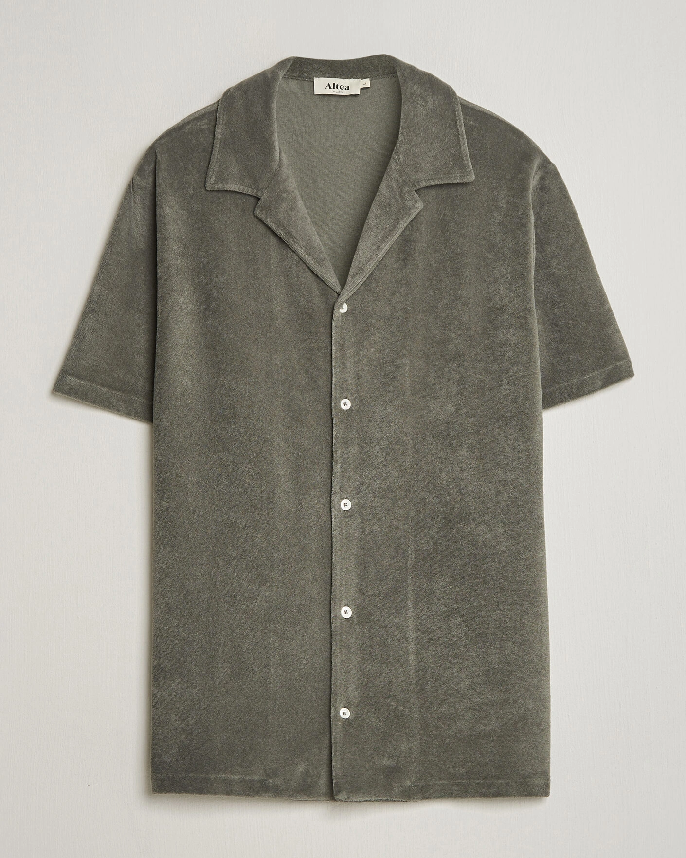 Altea Terry Bowling Shirt Olive