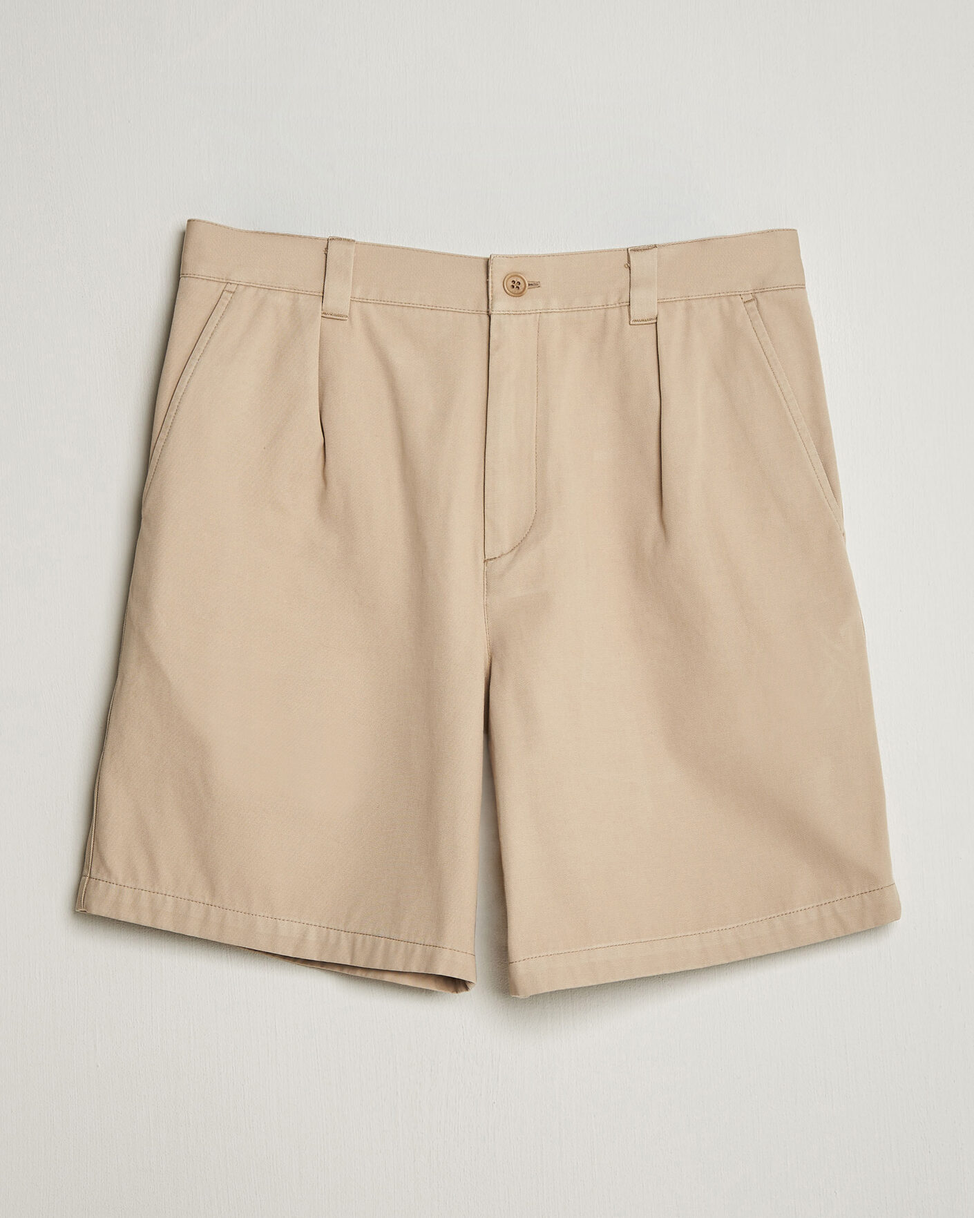 A.P.C. Otis Cotton Chino Shorts Beige