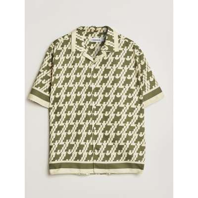 J.Lindeberg Ellis Border Resort Shirt Glitch Kalamata