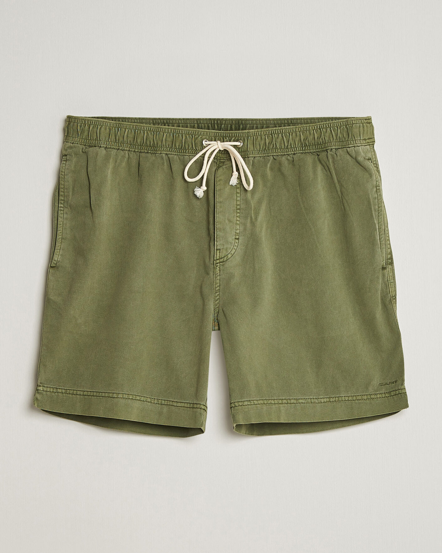 GANT Regular Fit Sunfaded Drawstring Dry Herb Green