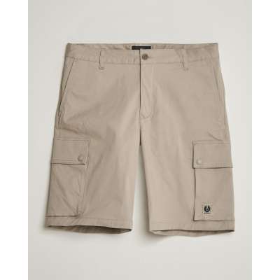 Belstaff Route Cargo Shorts Dark Sand