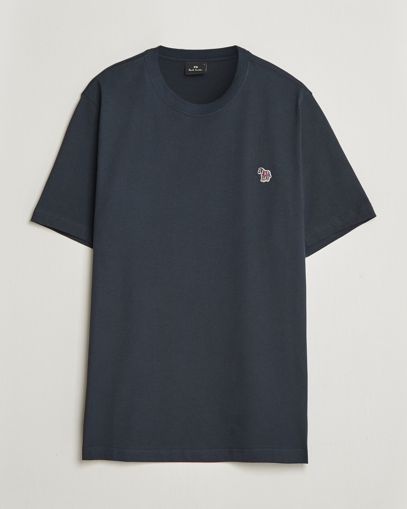 PS Paul Smith Organic Cotton Zebra T-Shirt Navy