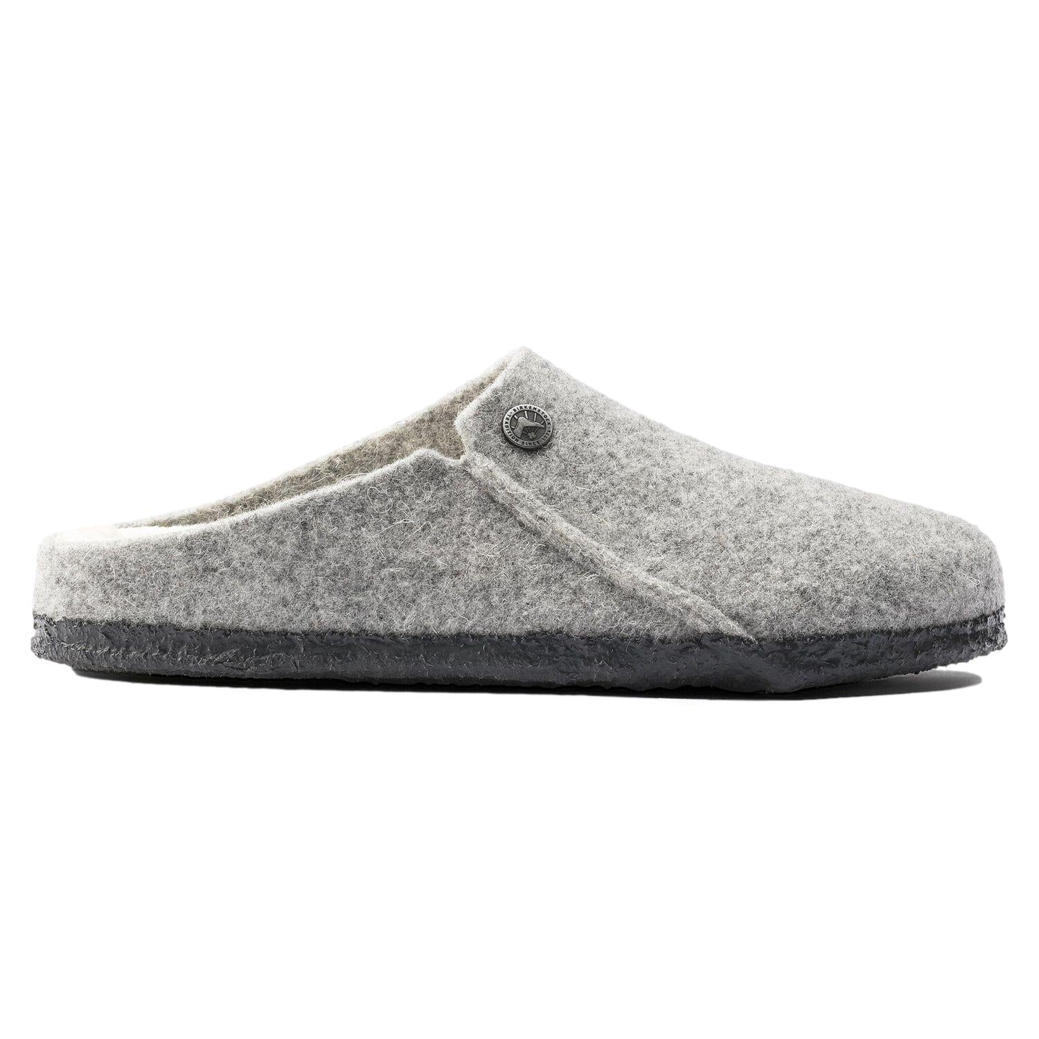 Birkenstock Zermatt Rivet Wool Felt Narrow Sko Lysegrå