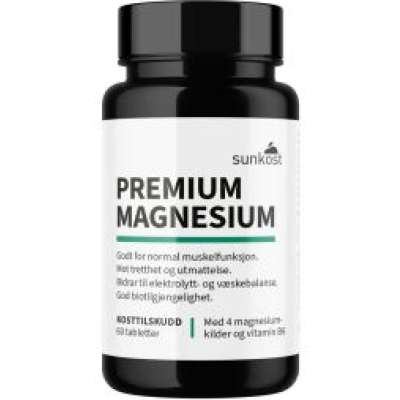 Sunkost Premium Magnesium med glysinat 60 tab