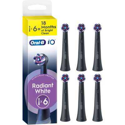 Oral-B iO Radiant White børstehoder, svart