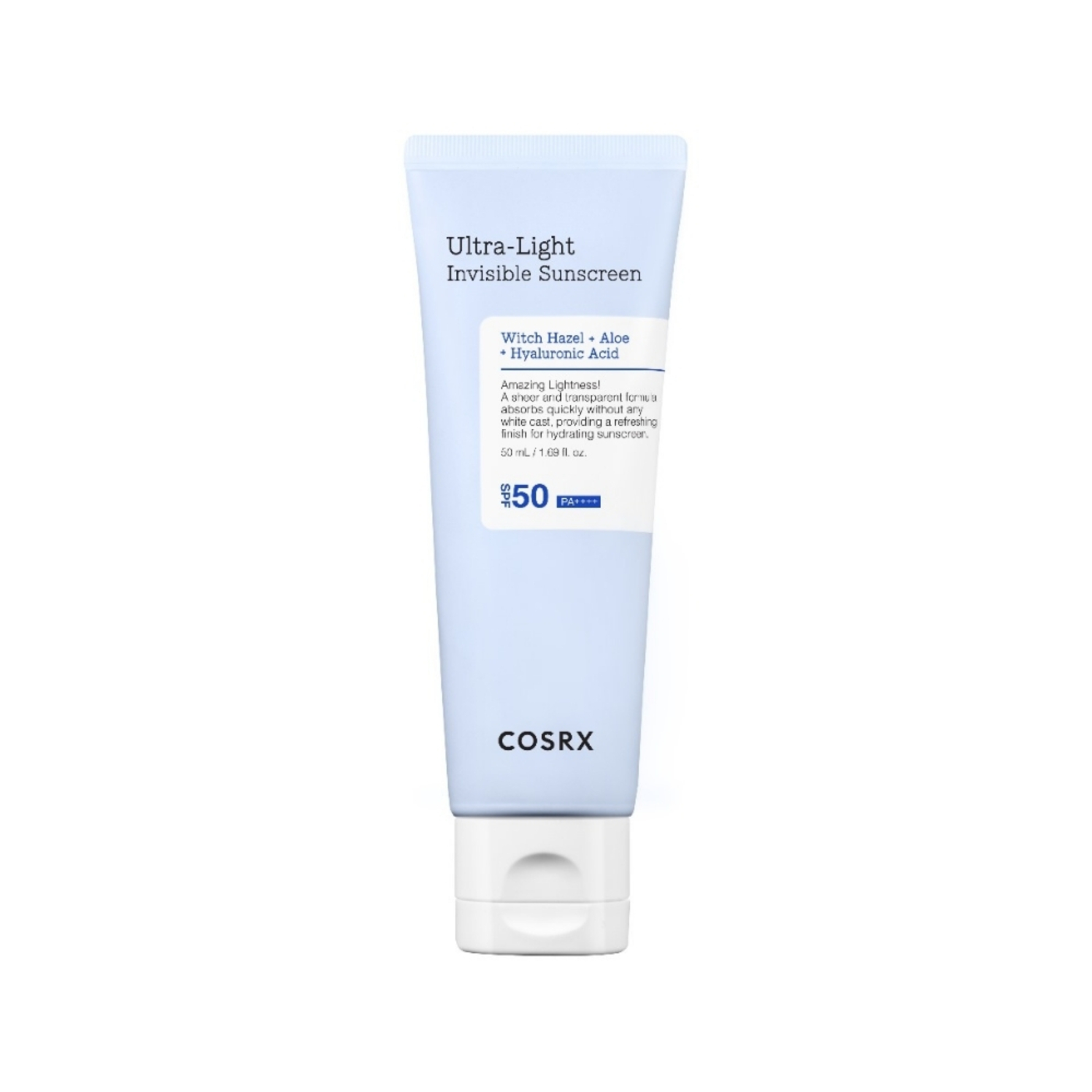 COSRX Ultra Light Invisible Sunscreen SPF50+ PA++++ 50 ml 50 ml