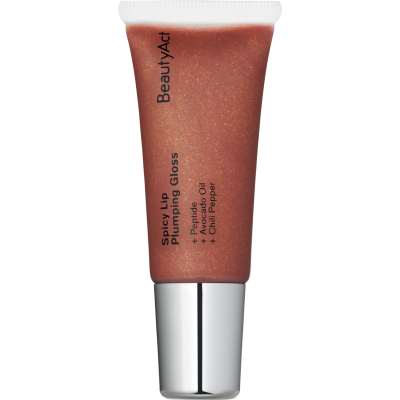 BeautyAct Spicy Lip Plumping Gloss Mocca Spice Glitter