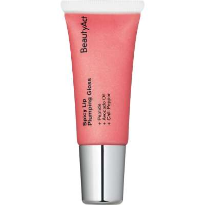BeautyAct Spicy Lip Plumping Gloss Ginger Spice Glitter