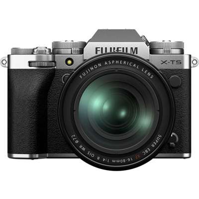 Fujifilm X-T5 Sølv + XF 16-80mm f/4 R OIS WR