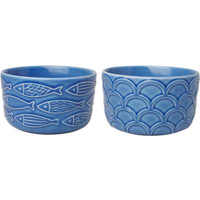 Seasons Summer Collection Skål 2pk Marine 9,8x5,8cm