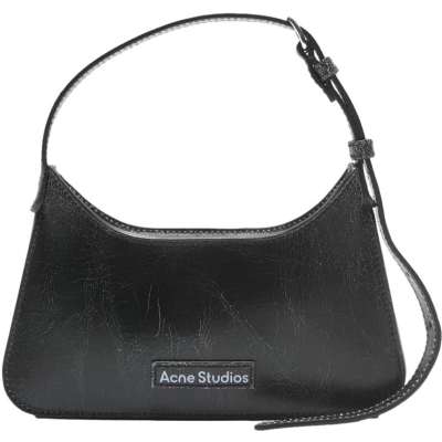 Acne Platt Micro Shoulder Bag Veske Sort