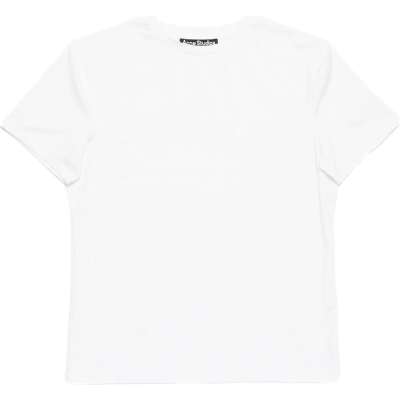 Acne Regular Fit Face T-Shirt T-shirt Hvit