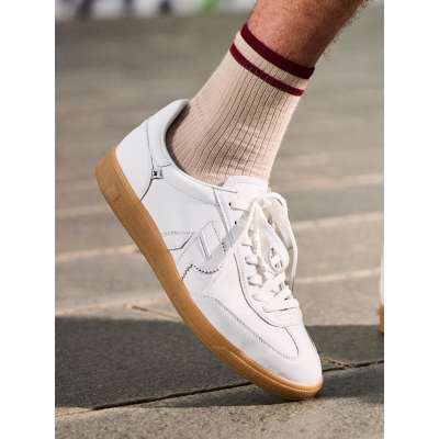 03336 Rieker San Diego Leather Sneaker Herre Hvit