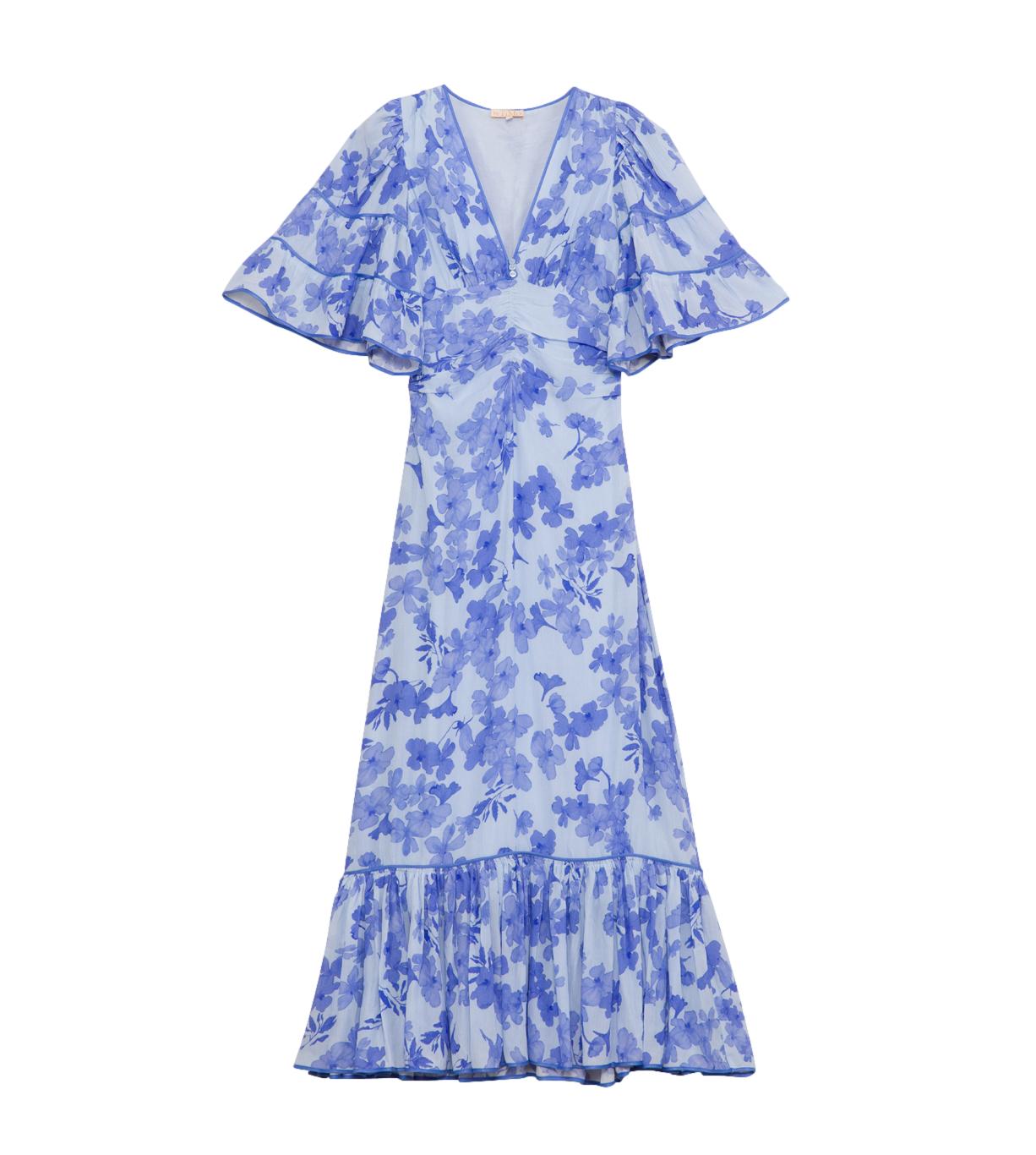 By TiMo Chiffon Gown Kjole Blå