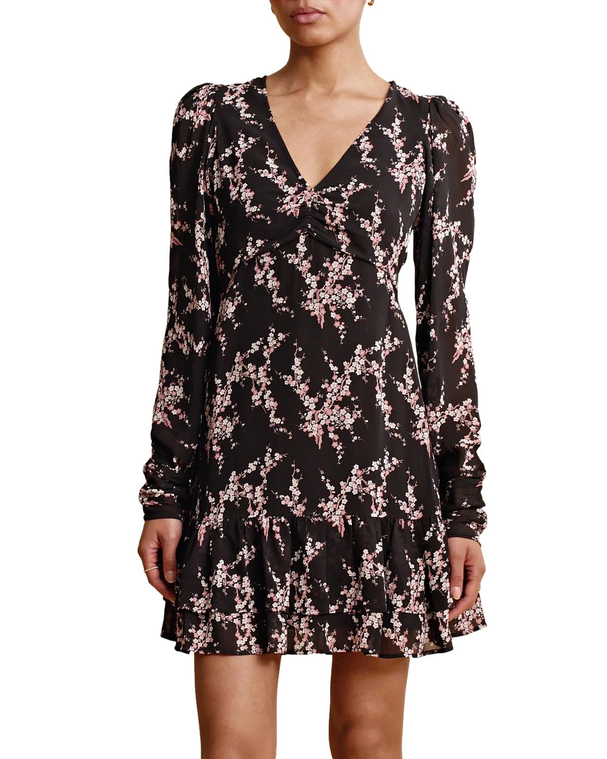 By TiMo Spring Mini Dress Kjole Marine