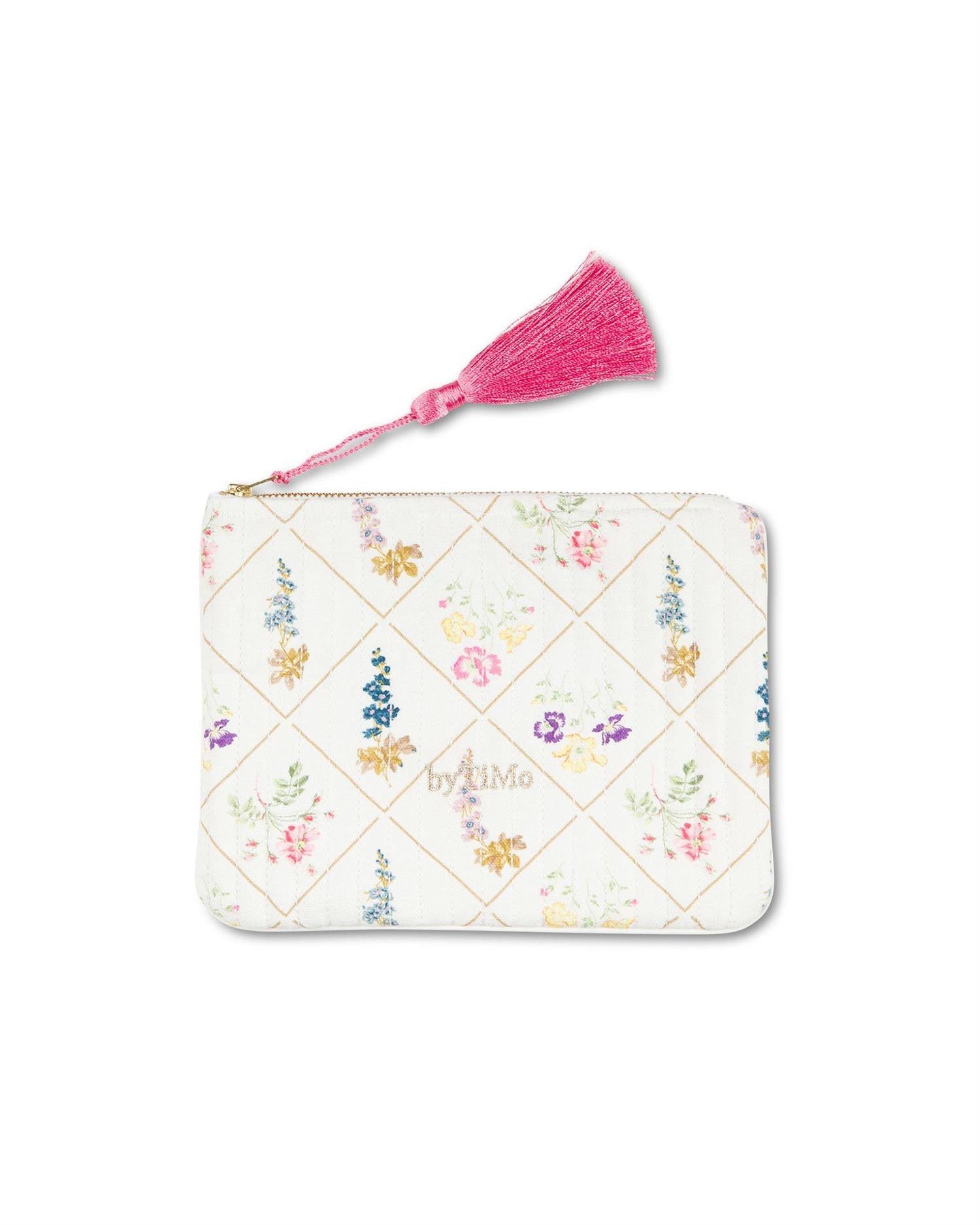 By TiMo Zipper Pouch Toalettmappe Blomster