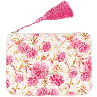 By TiMo Zipper Pouch Toalettmappe Rosa