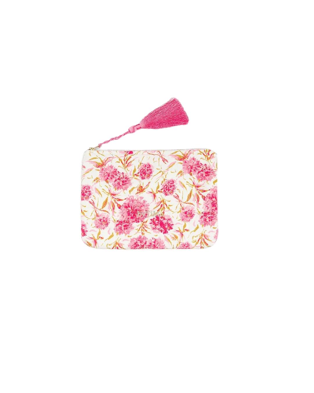 By TiMo Zipper Pouch Toalettmappe Rosa