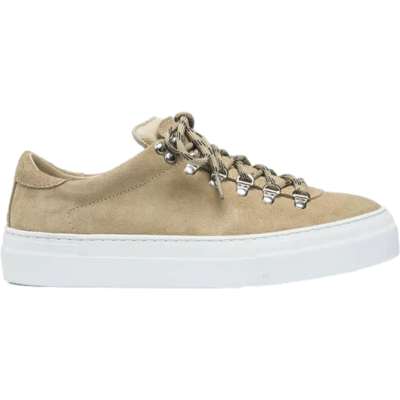 Diemme Marostica Low Platform Sesame Suede Sko Beige