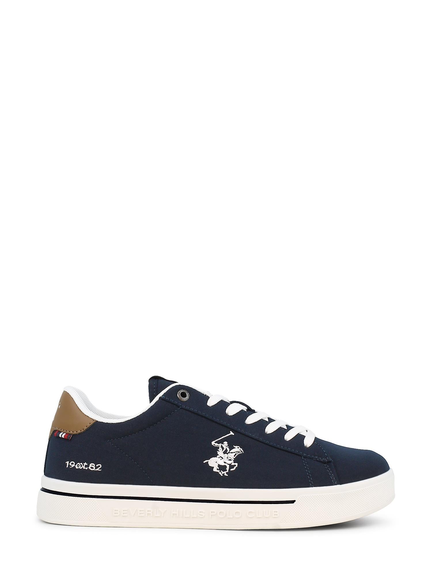 01637 Lace Up Sneakers Navy - 42