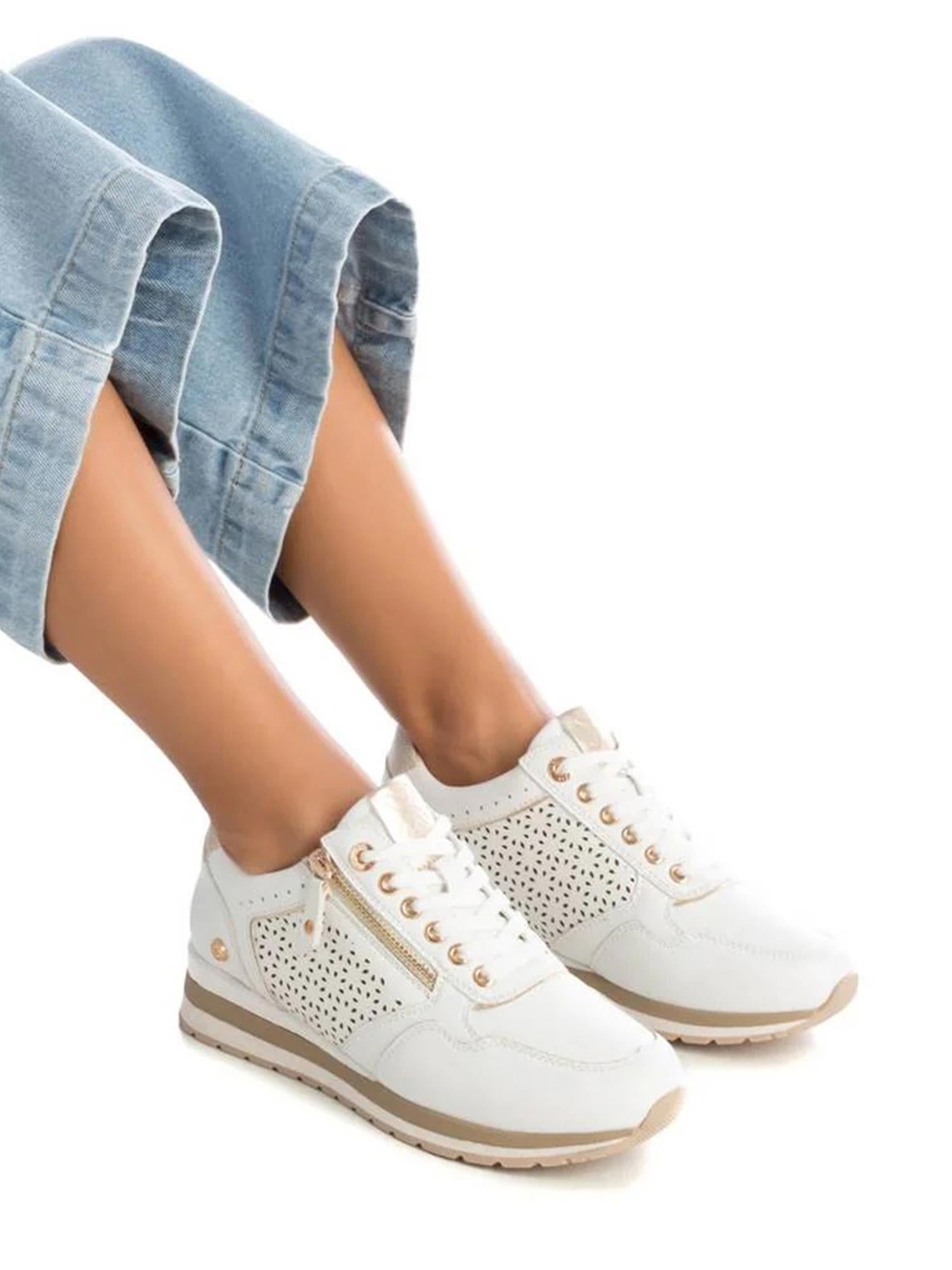 07371 Lumera Zip Sneaker Hvit