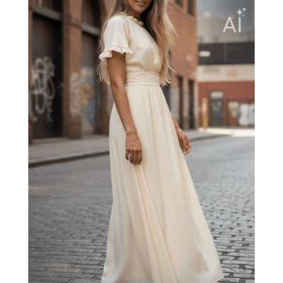 Maxikjole Liane Satin