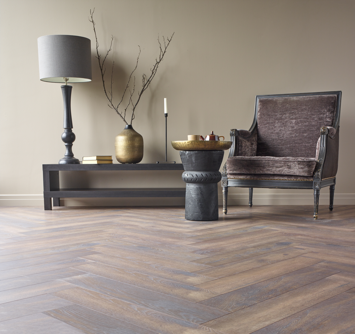 Herringbone 4766 Calais Oak Laminatgulv