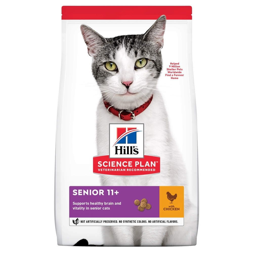 Hill's Science Plan Cat Senior 11+ Chicken - 7 kg